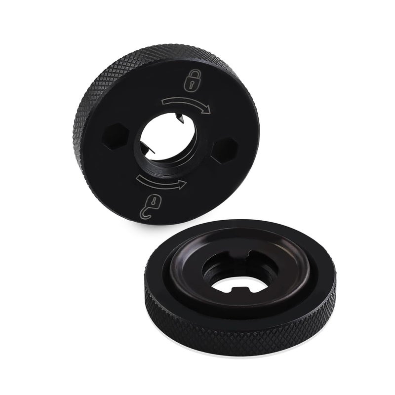 Ciuouient N484249 Angle Grinder Flanged Hex Nut Compatible with De-Walt Grinder DCG413B DCG413B-B3 DCG413P2-B3 DCG413R2 DCG414B DCG414T1 DCG414T2 DCG414T2-B3 DWE43214N DWE43231VS(2pcs) - Image 1